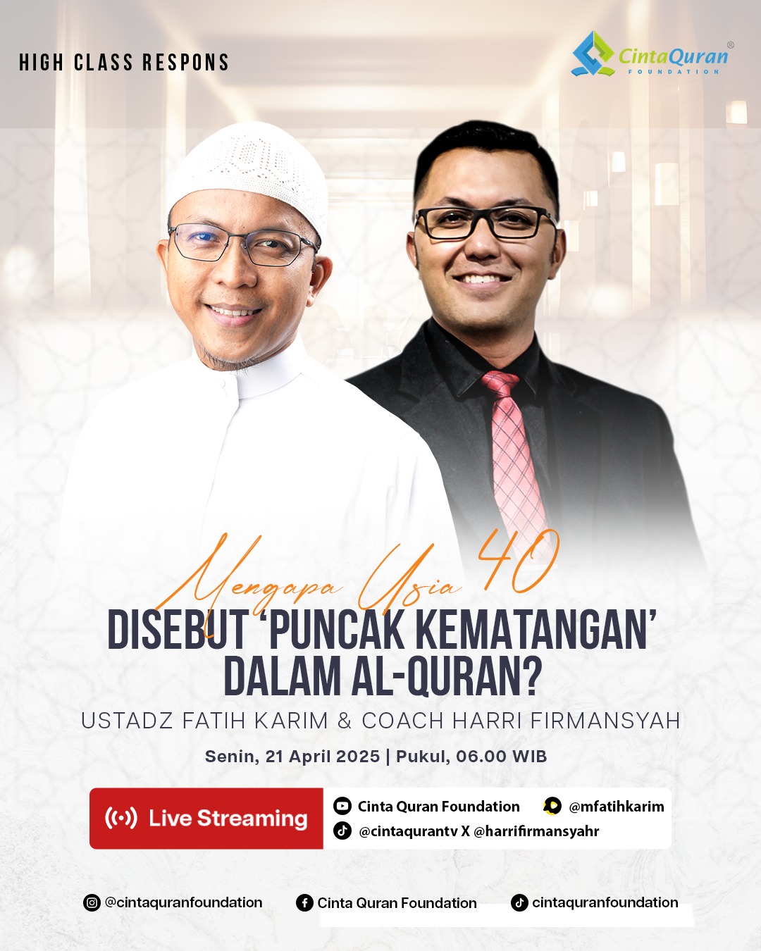 Mengapa Usia 40 Disebut 'Puncak Kematangan' Dalam Al-Quran